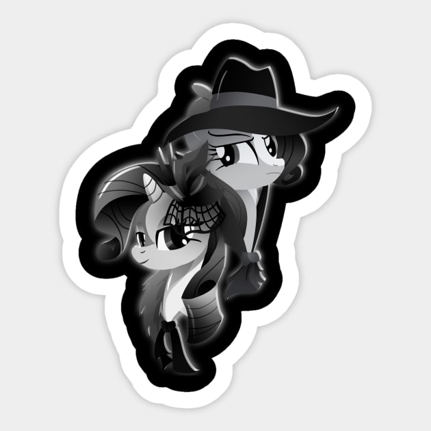 Rarity Investigates Duo Sticker by Ilona's Store